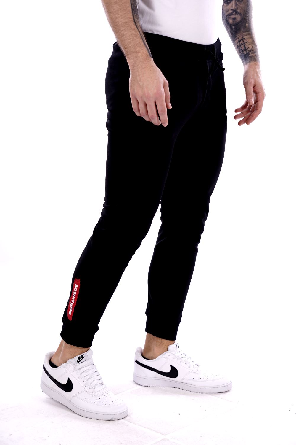 Dsquared2 Pantalone Nero Da Ragazzo