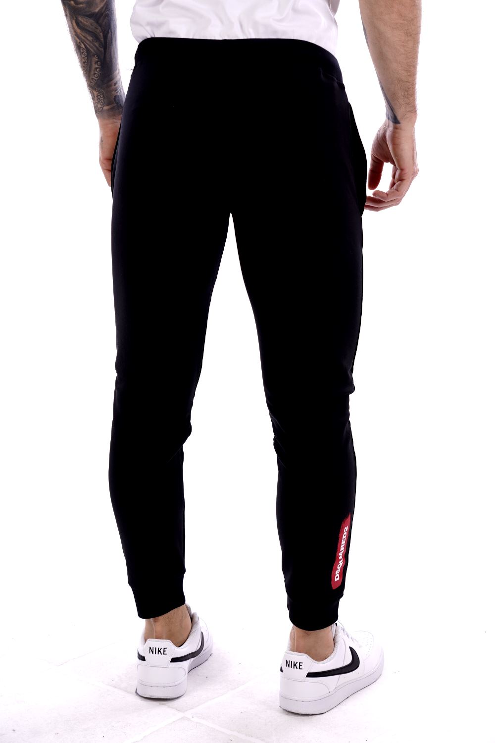 Dsquared2 Pantalone Nero Da Ragazzo