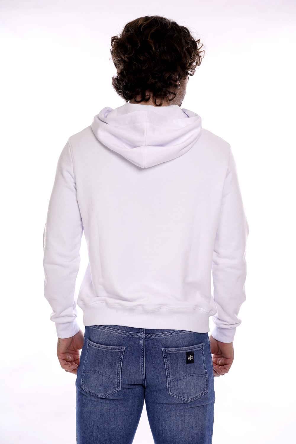 Dsquared2 Felpa Bianca Da Ragazzo
