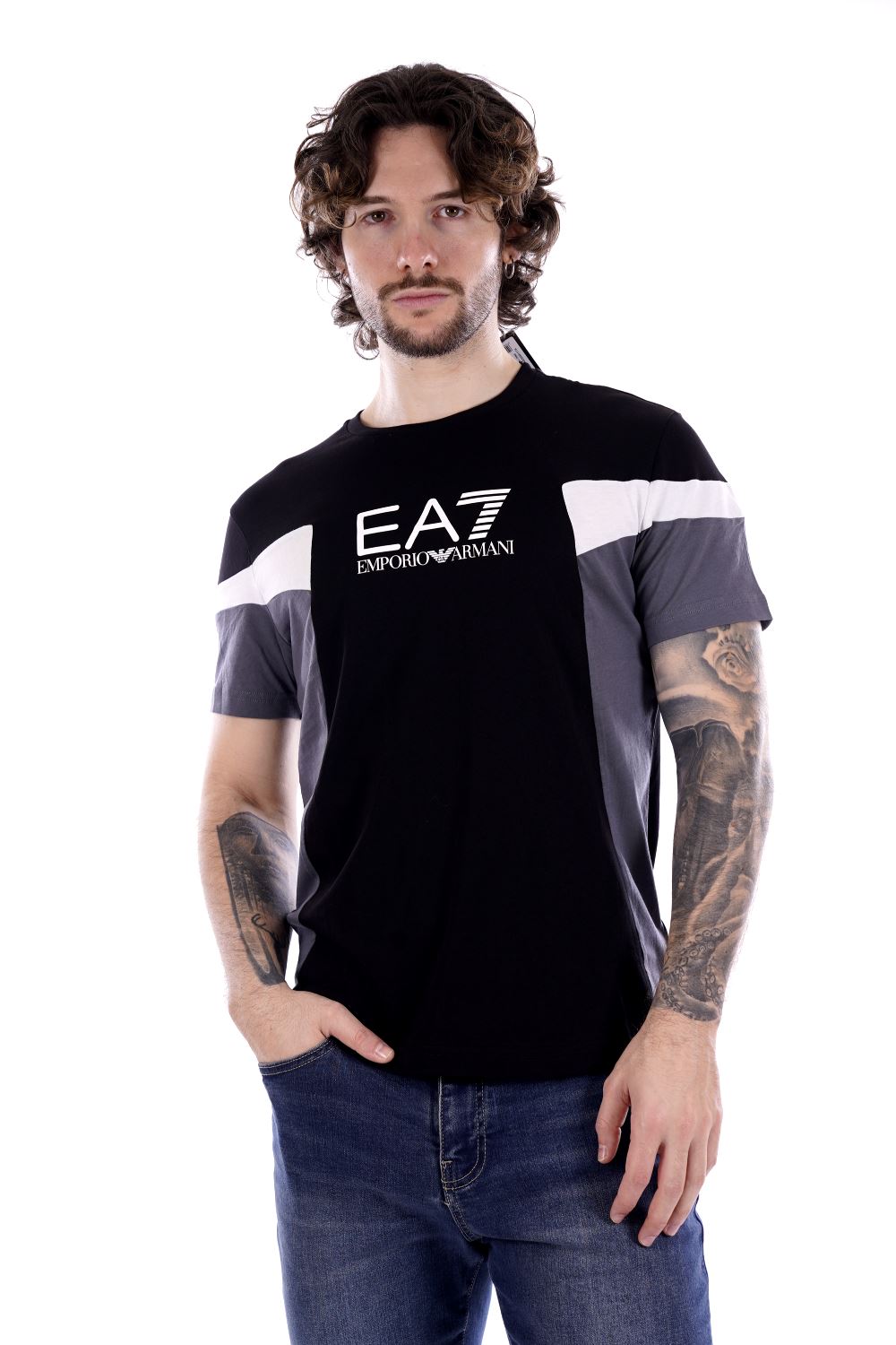 Armani T-shirt Nera Da Uomo