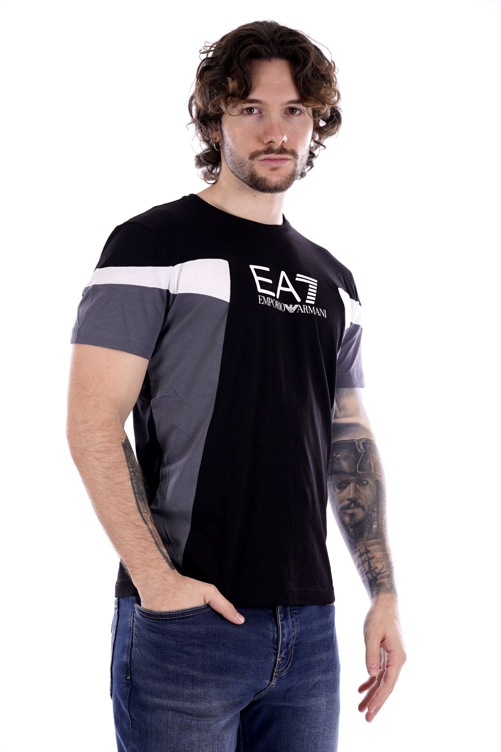 Armani T-shirt Nera Da Uomo
