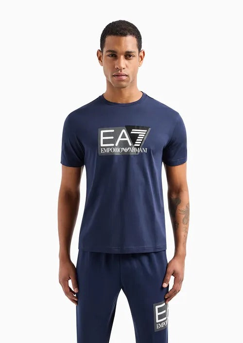 Armani T-shirt Blu Da Uomo