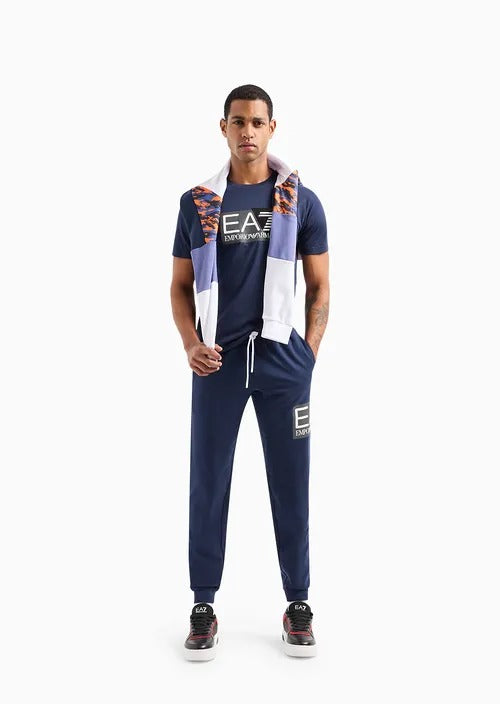 Armani T-shirt Blu Da Uomo