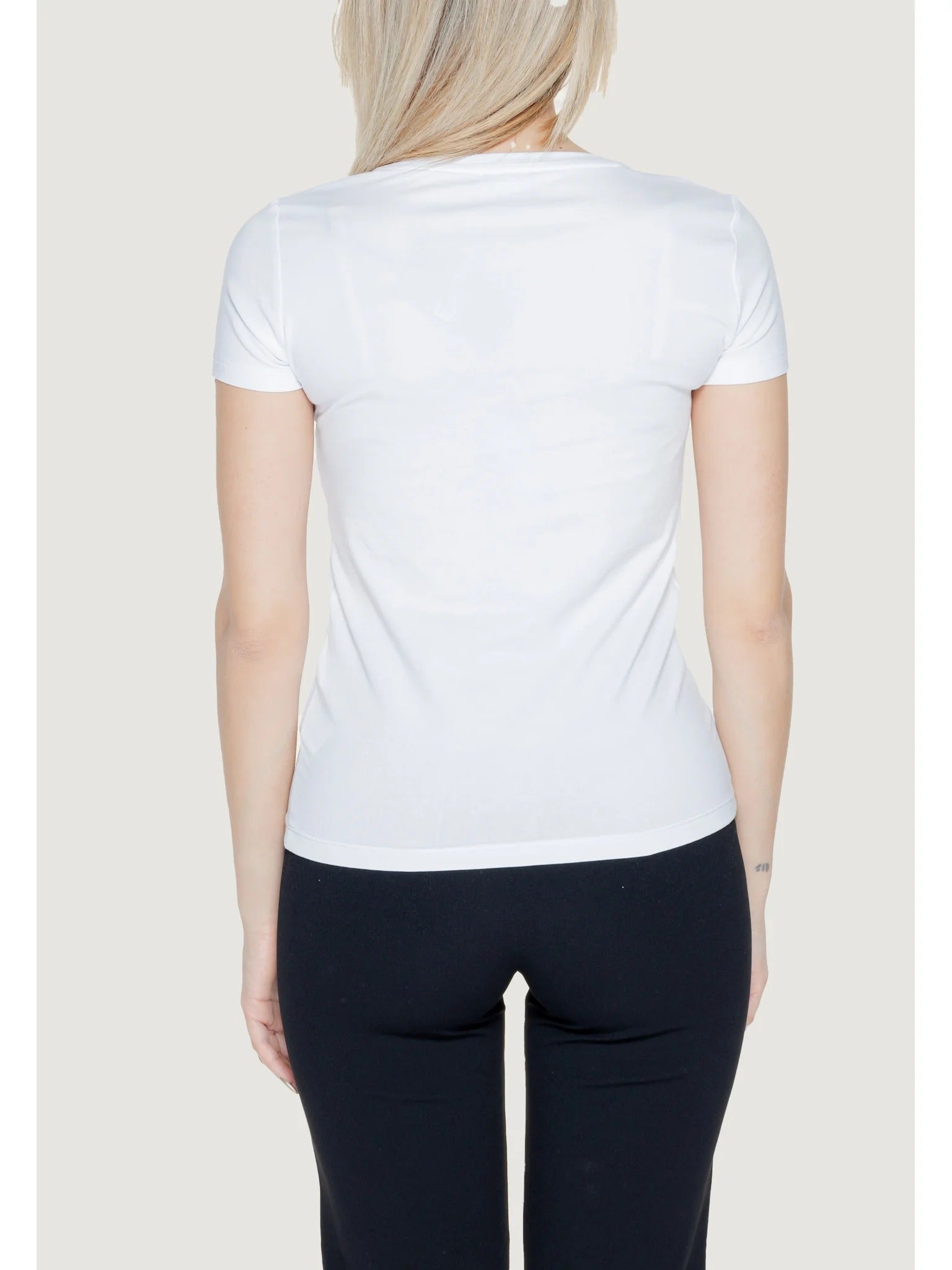 T-shirt EA7 da Donna - bianco 3DTT20TJFKZ0101