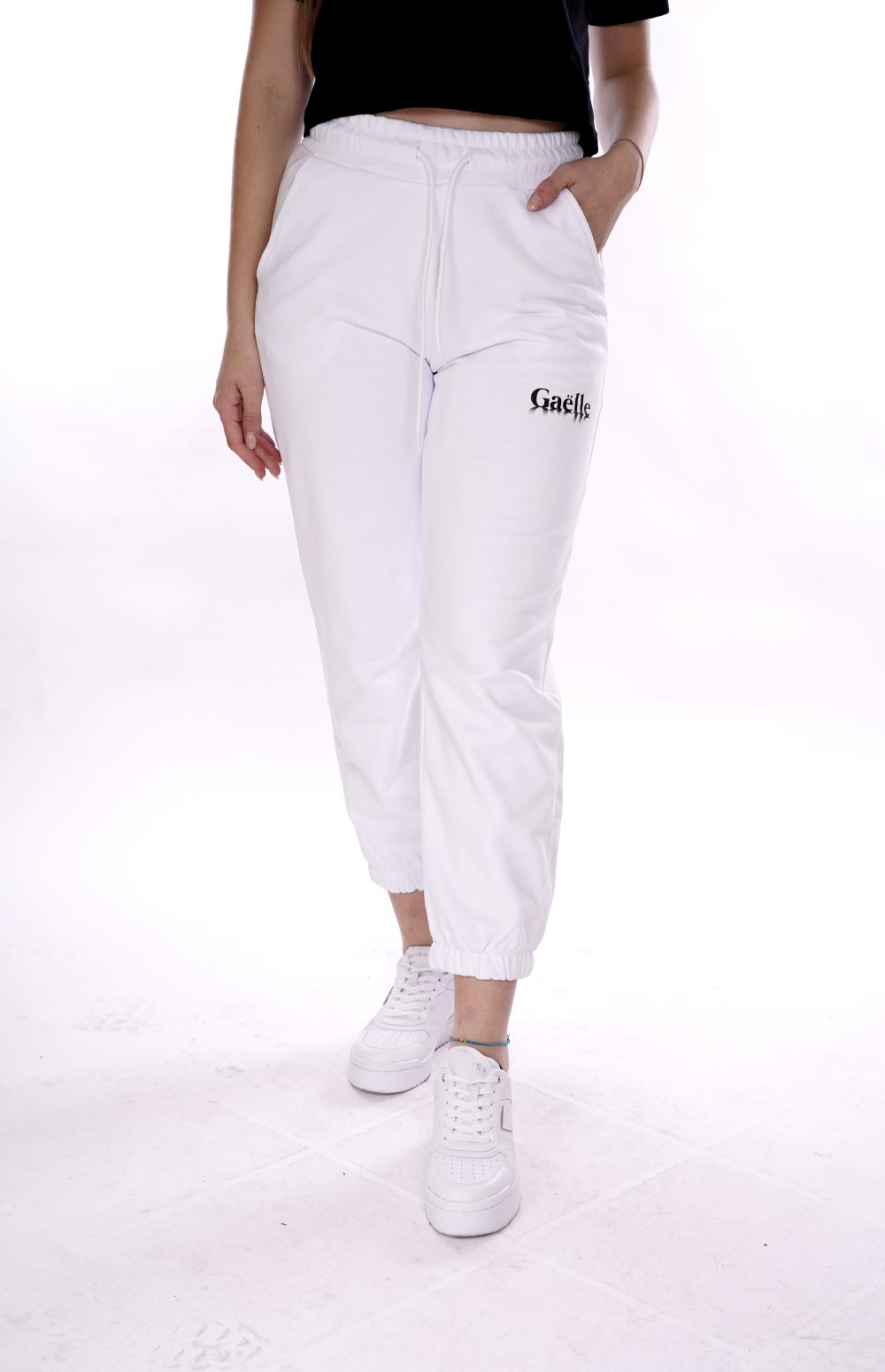 Gaelle Pantalone Bianco Da Donna