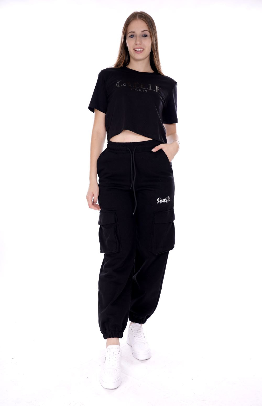 Gaelle Pantalone Nero Da Donna