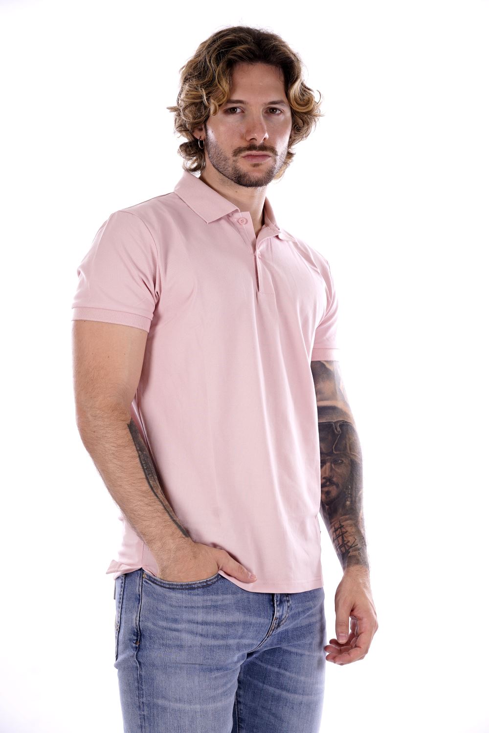 Polo GIANNI LUPO da Uomo - rosa GL2153FROSA