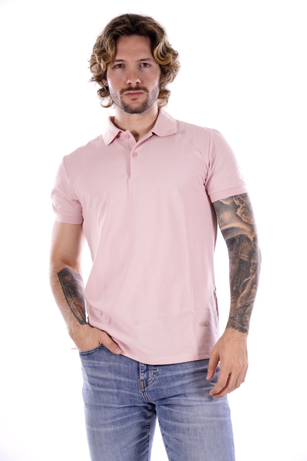 Polo GIANNI LUPO da Uomo - rosa GL2153FROSA