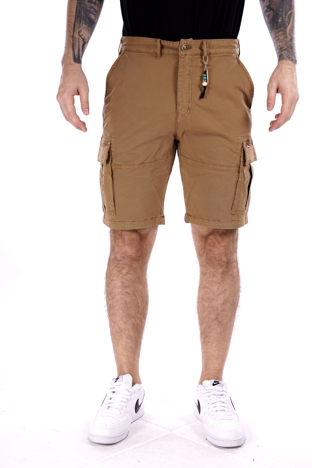 Bermuda Beige Da Uomo