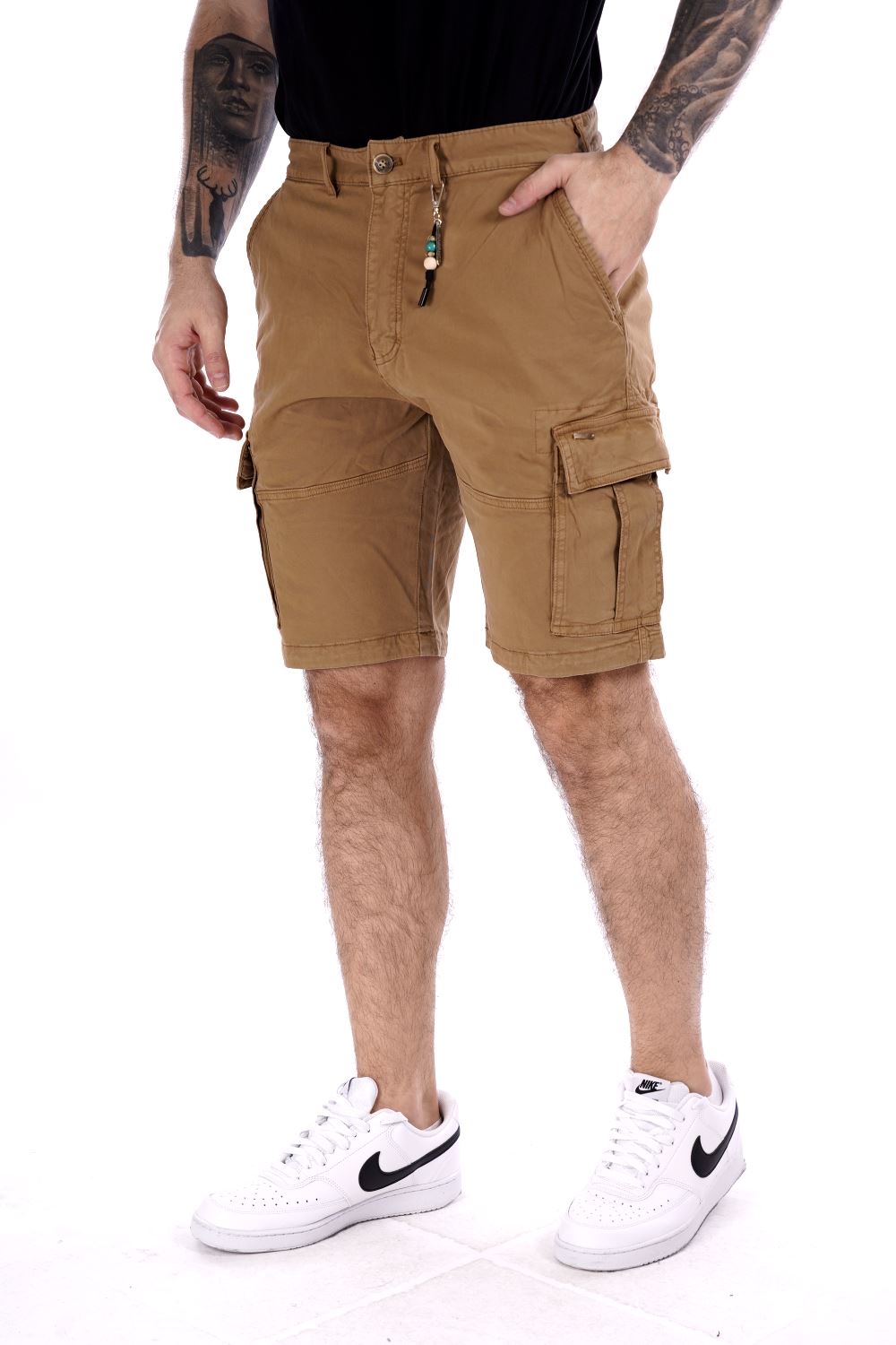 Bermuda Beige Da Uomo