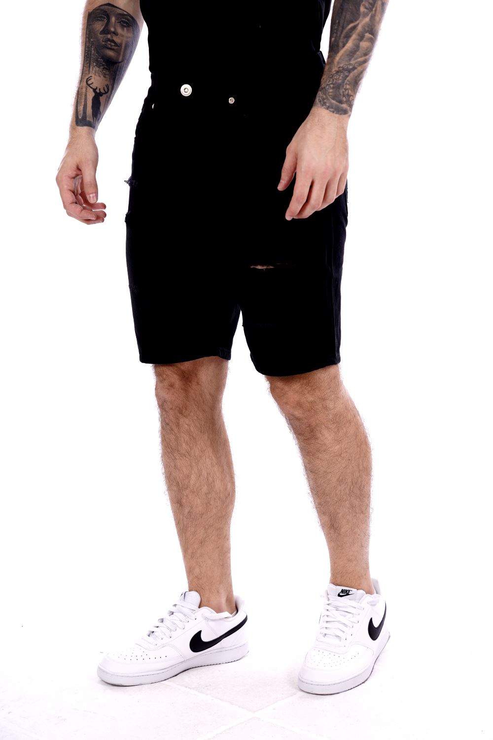 Gianni Lupo Bermuda Nero Da Uomo