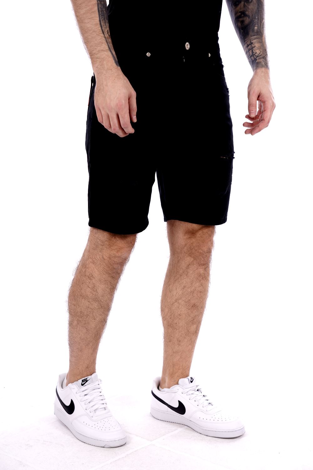 Gianni Lupo Bermuda Nero Da Uomo