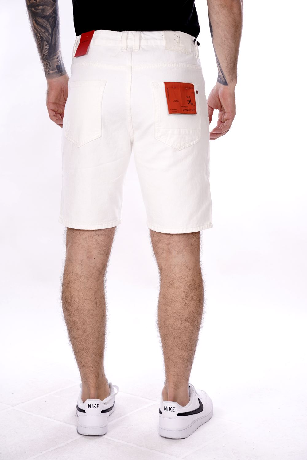 Gianni Lupo Bermuda Bianco Da Uomo