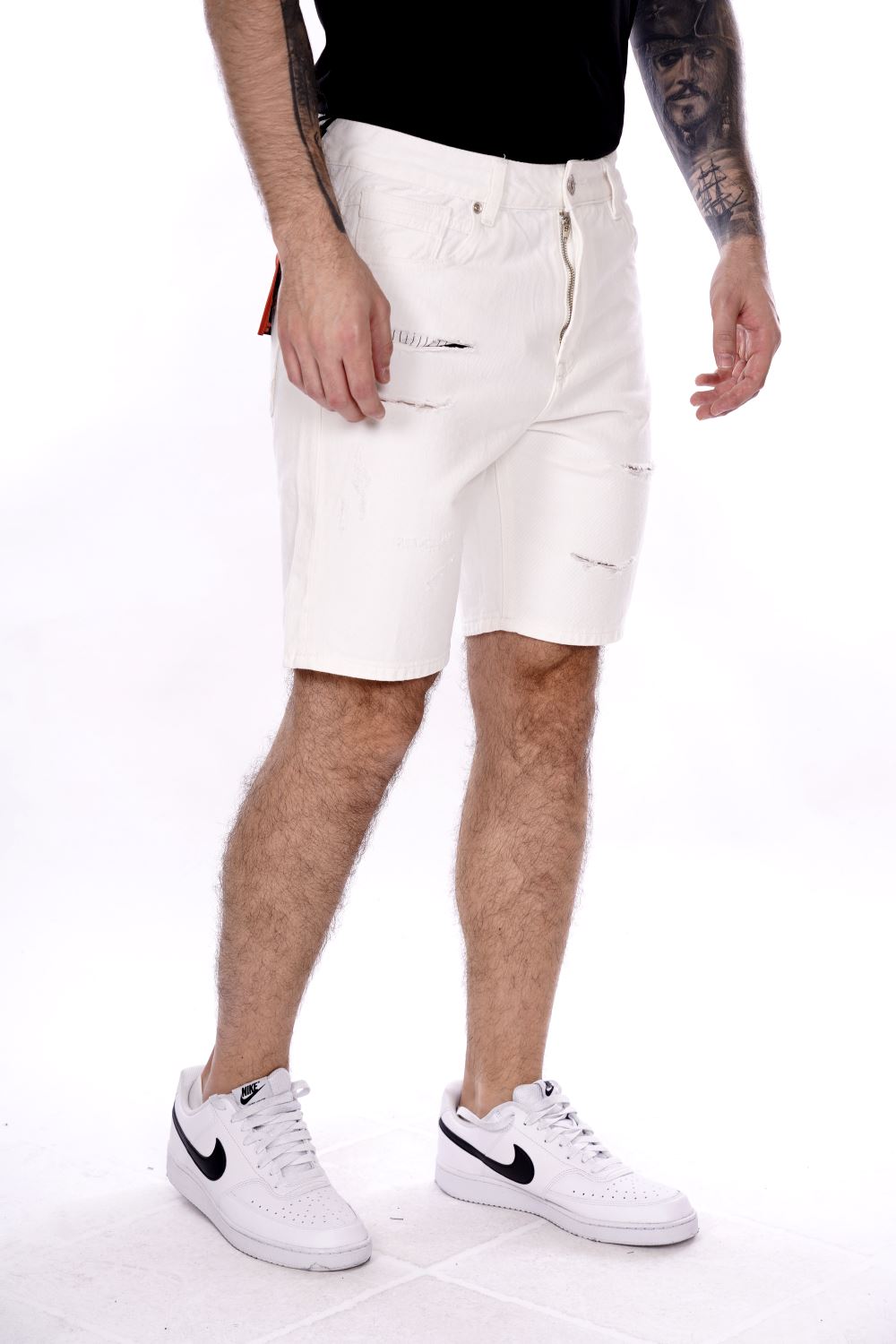 Gianni Lupo Bermuda Bianco Da Uomo