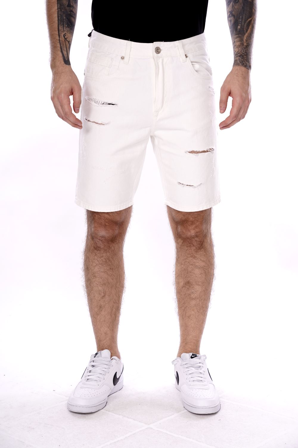 Gianni Lupo Bermuda Bianco Da Uomo
