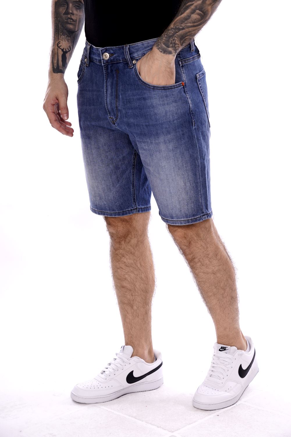Bermuda Jeans Da Uomo