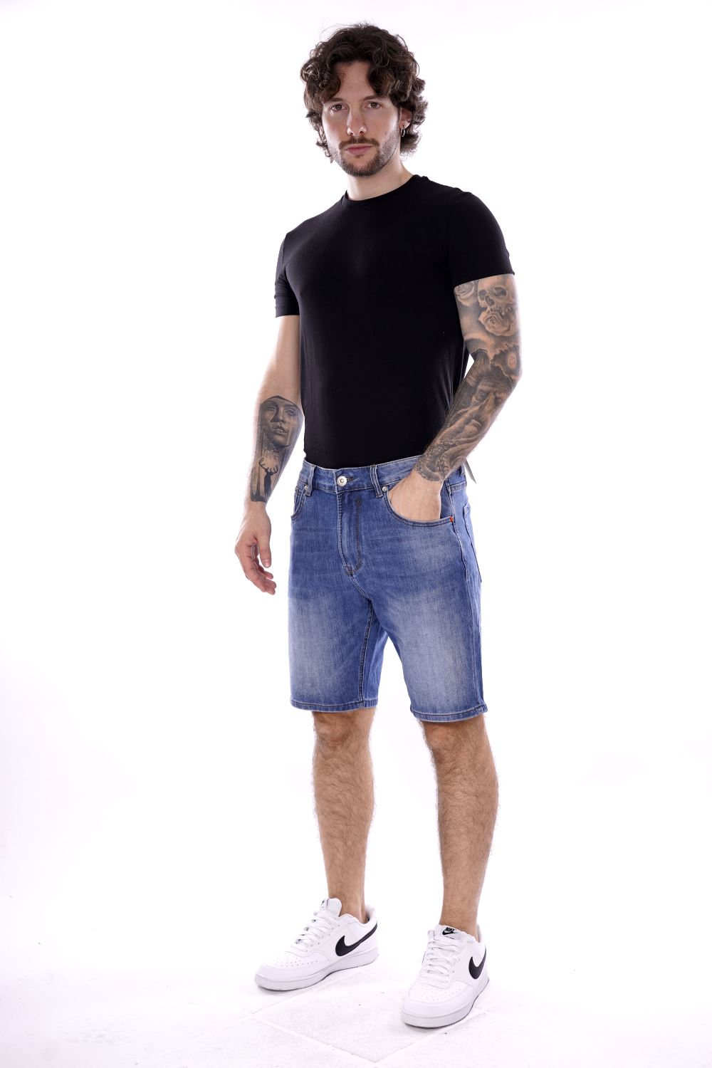 Bermuda Jeans Da Uomo
