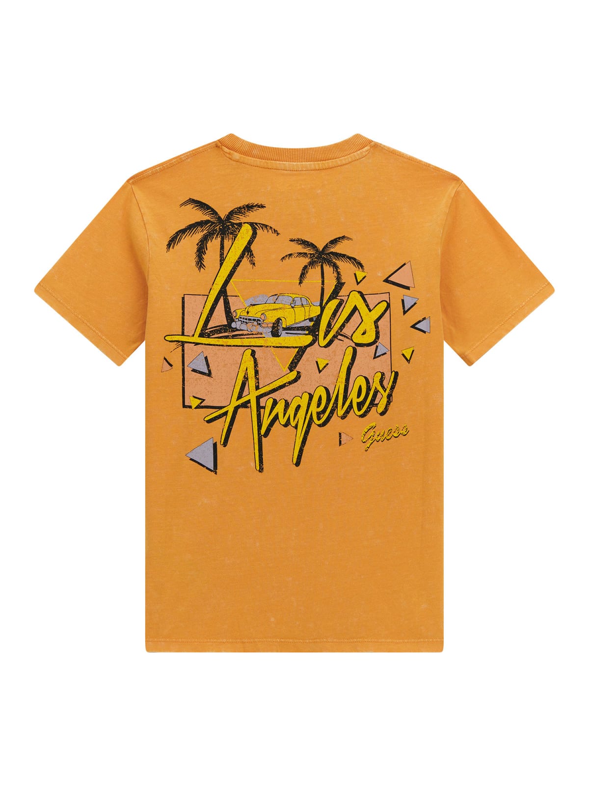 Guess T-shirt Arancione Da Ragazzo
