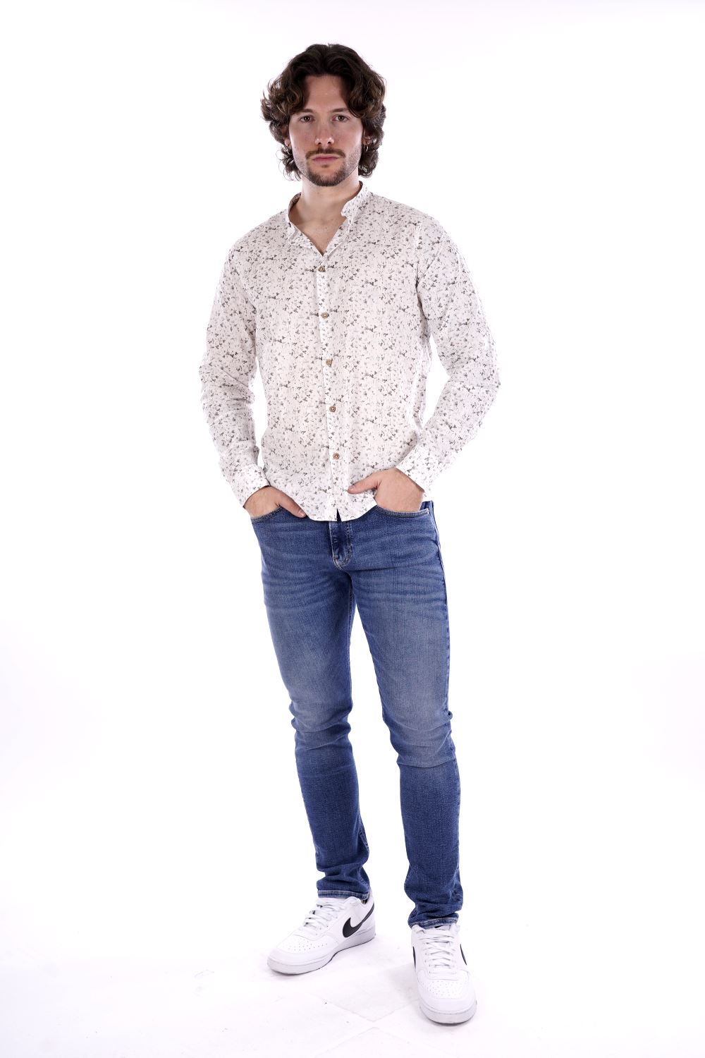 Camicia HAMAKI HO da Uomo - bianco CE1245HBIANCOBEIGE