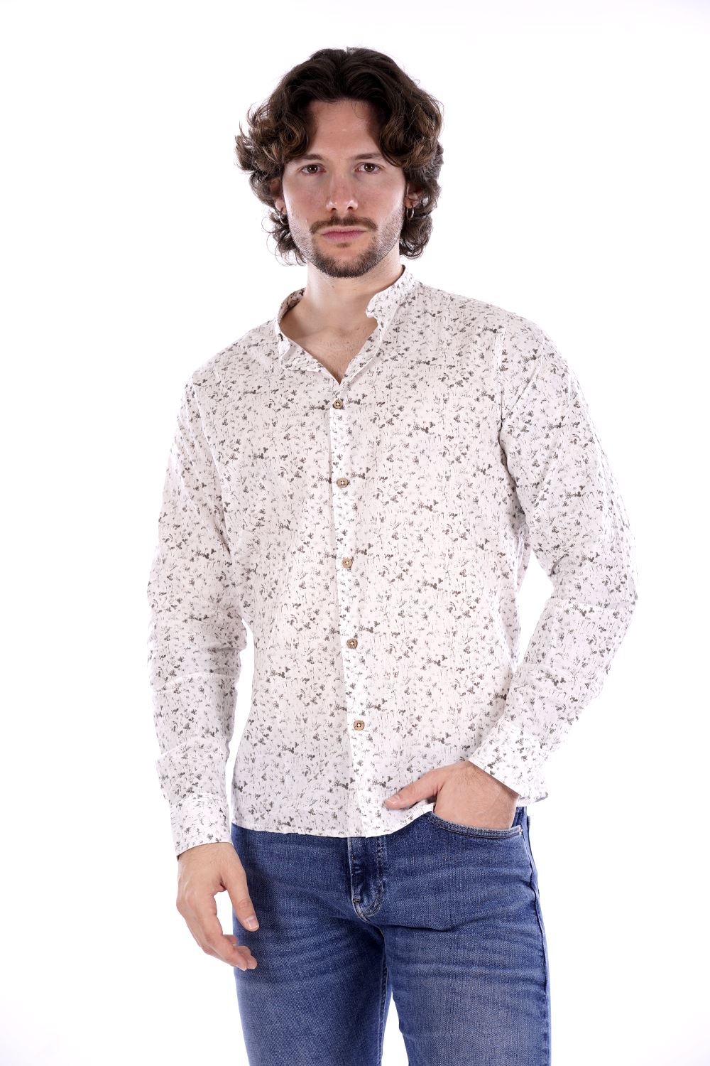 Camicia HAMAKI HO da Uomo - bianco CE1245HBIANCOBEIGE