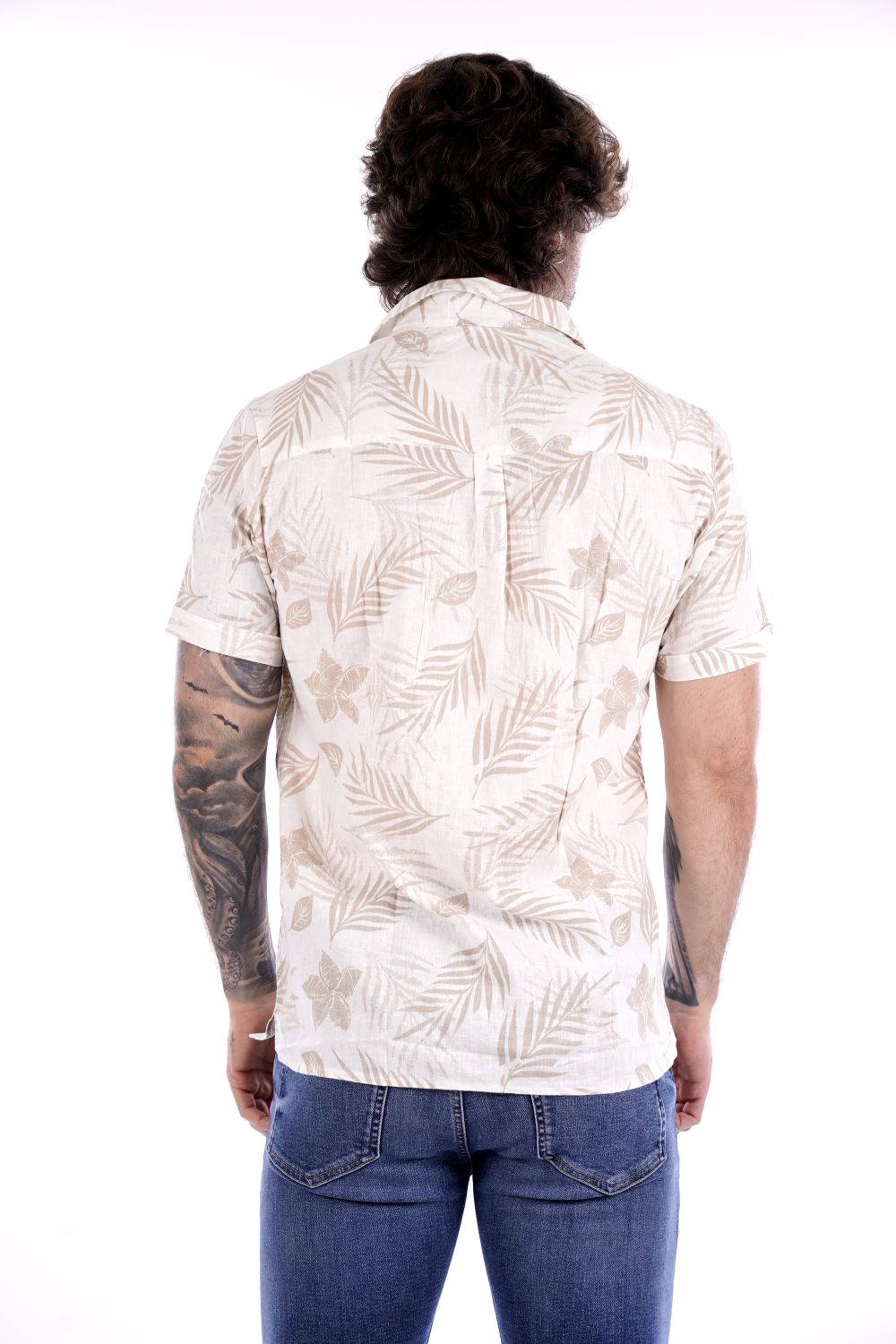 Camicia maniche corte HAMAKI HO da Uomo - beige CE1248HBEIGE