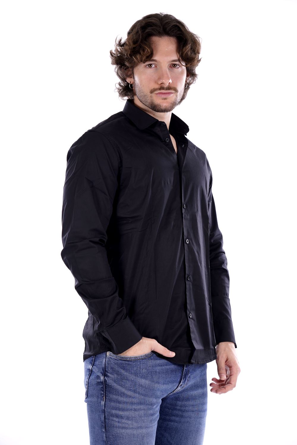Camicia HAMAKI HO da Uomo - nero CI1200HNERO
