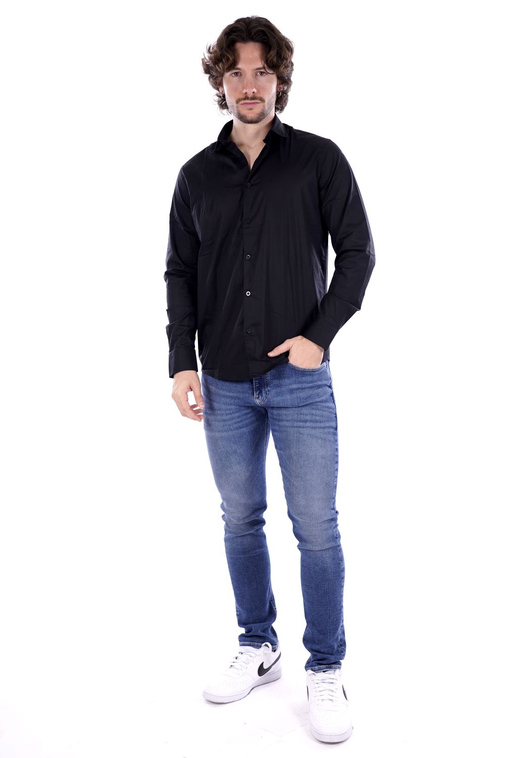 Camicia HAMAKI HO da Uomo - nero CI1200HNERO