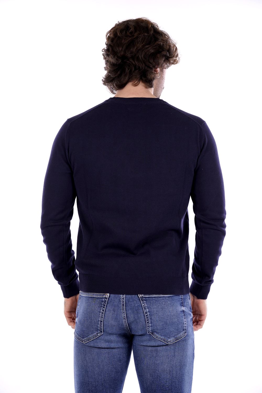 Maglione in Filo HAMAKI HO da Uomo - blu ME3075HBLU