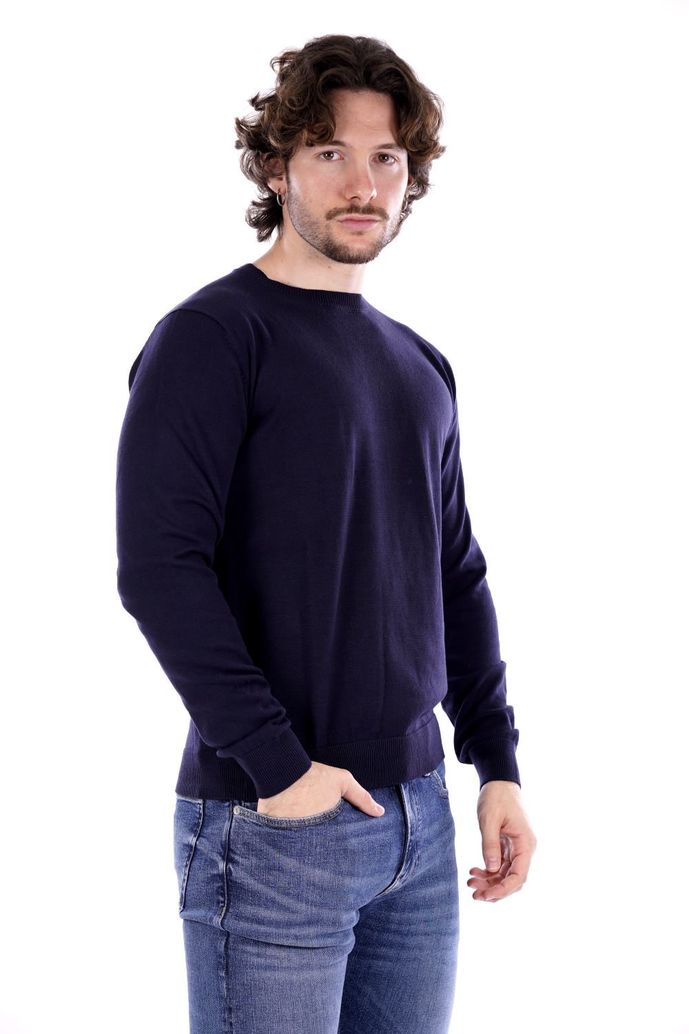 Maglione in Filo HAMAKI HO da Uomo - blu ME3075HBLU