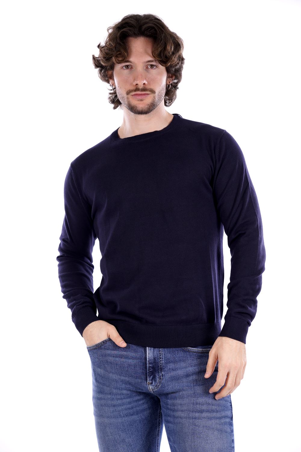 Maglione in Filo HAMAKI HO da Uomo - blu ME3075HBLU