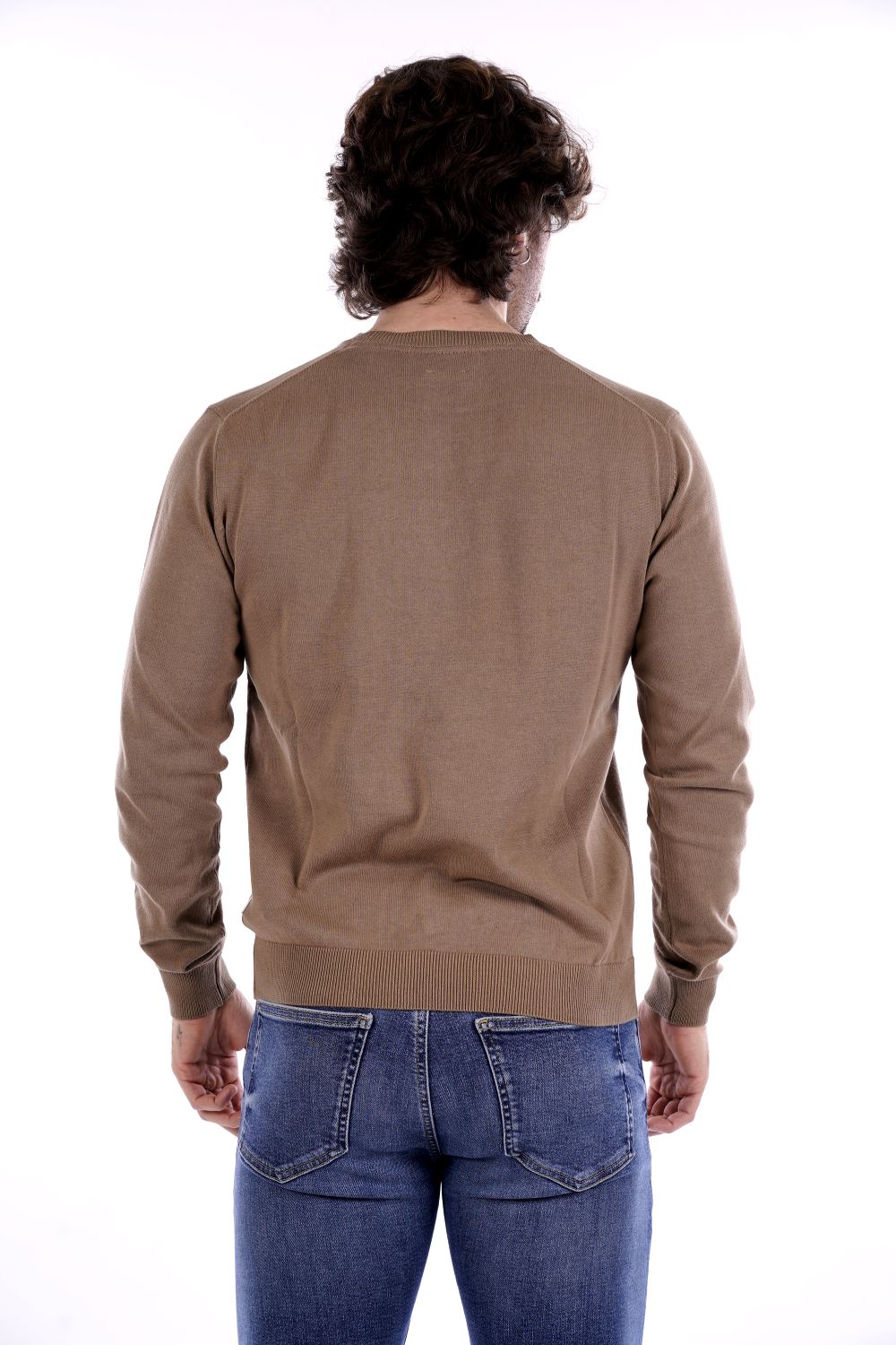 Maglione in Filo HAMAKI HO da Uomo - marrone ME3075HFANGO