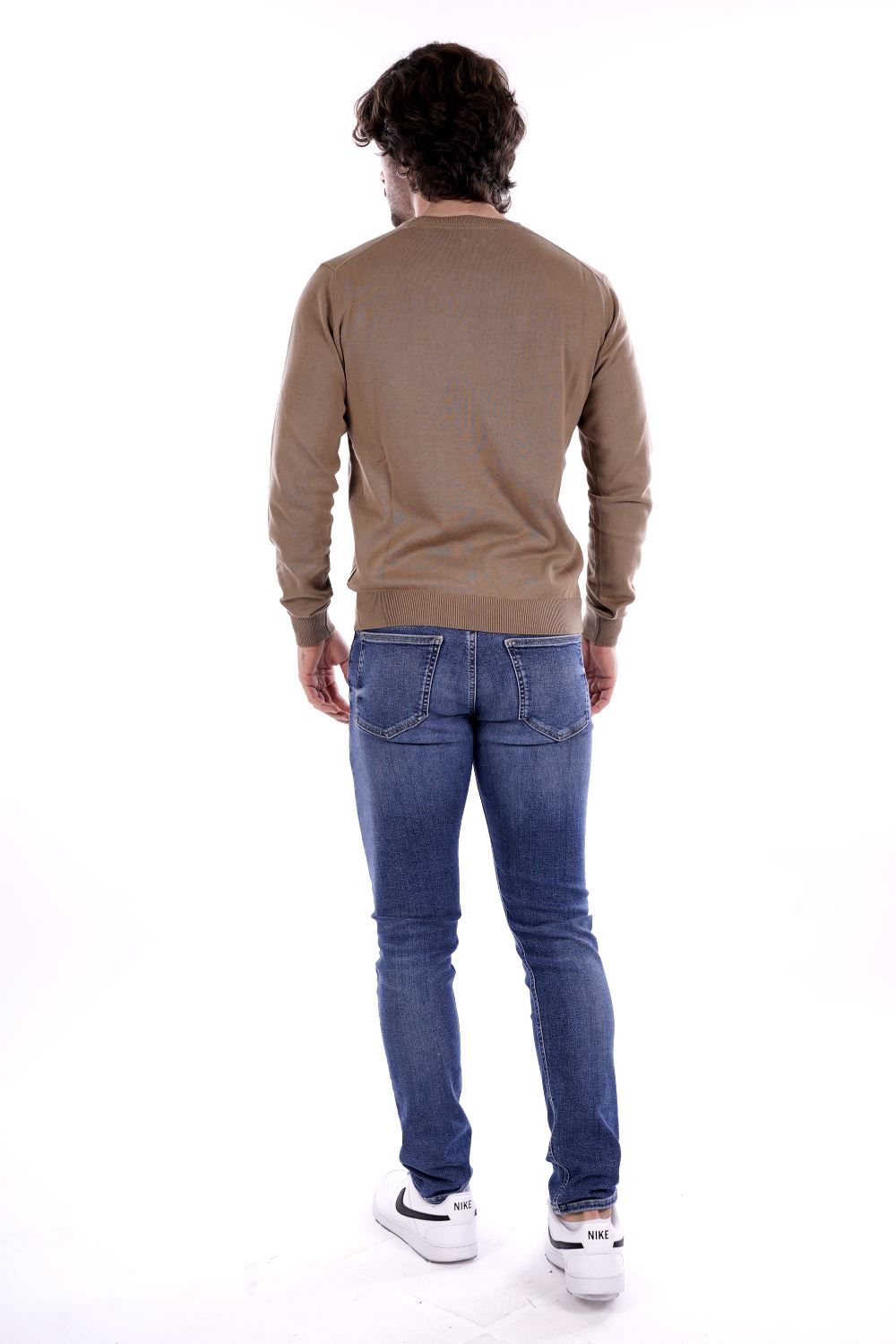 Maglione in Filo HAMAKI HO da Uomo - marrone ME3075HFANGO