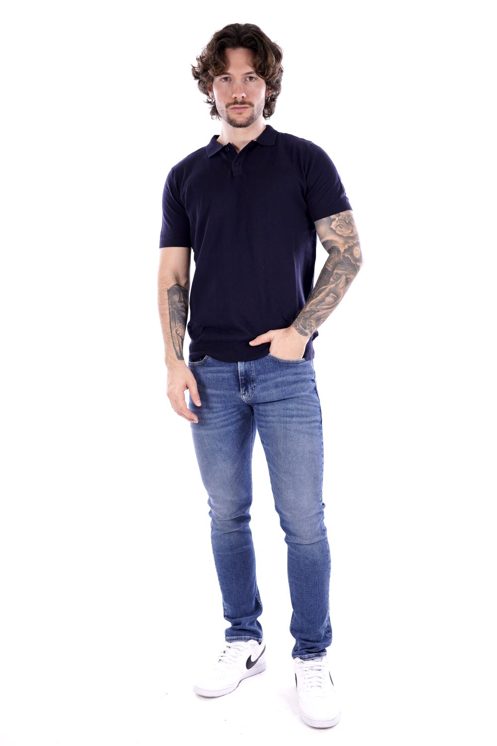 Polo maniche corte HAMAKI HO da Uomo - blu ME3081HBLU