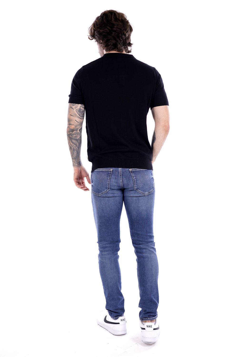 Polo maniche corte HAMAKI HO da Uomo - nero ME3081HNERO