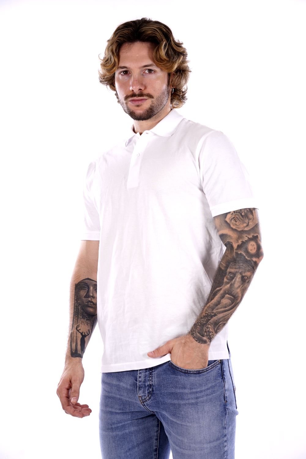Polo maniche corte HAMAKI HO da Uomo - bianco PE118HBIANCO