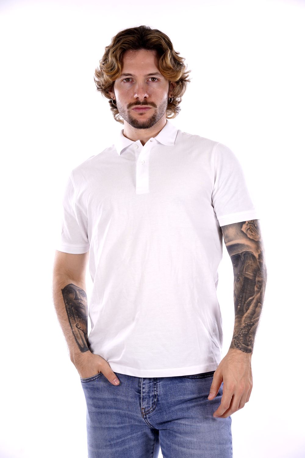 Polo maniche corte HAMAKI HO da Uomo - bianco PE118HBIANCO