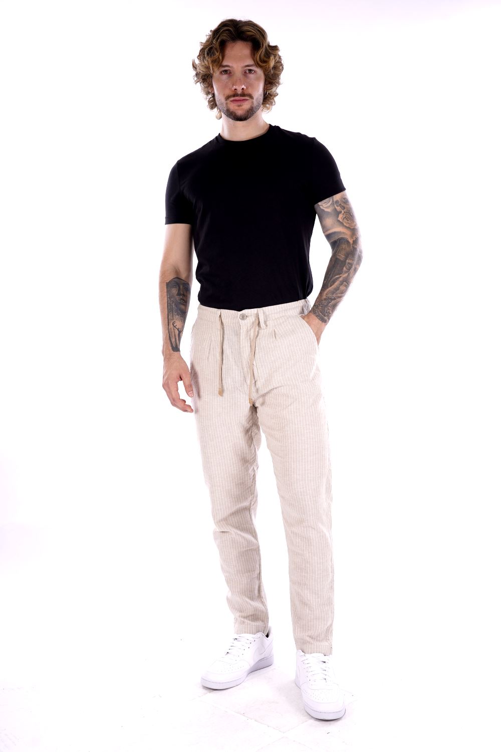Pantalone HAMAKI HO da Uomo - beige PSE1699HBEIGE