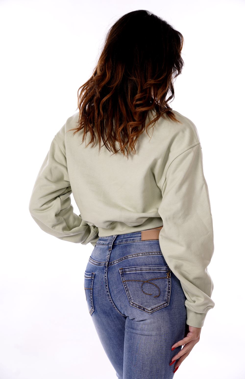 Hinnominate Felpa Verde Da Donna