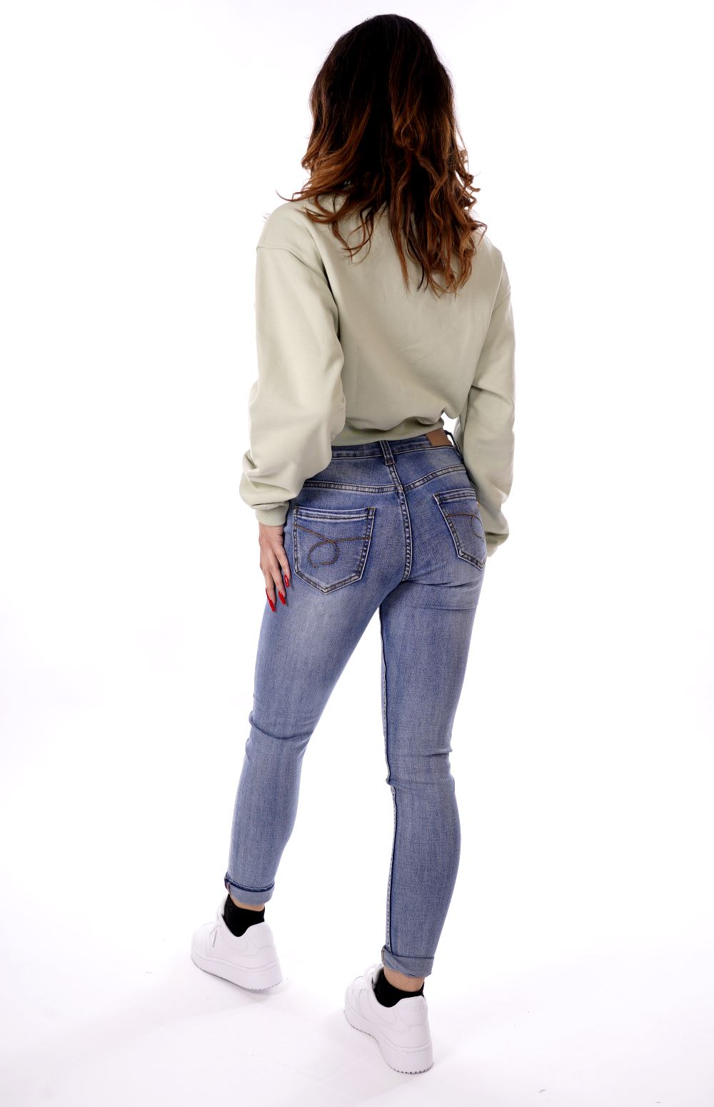 Hinnominate Felpa Verde Da Donna