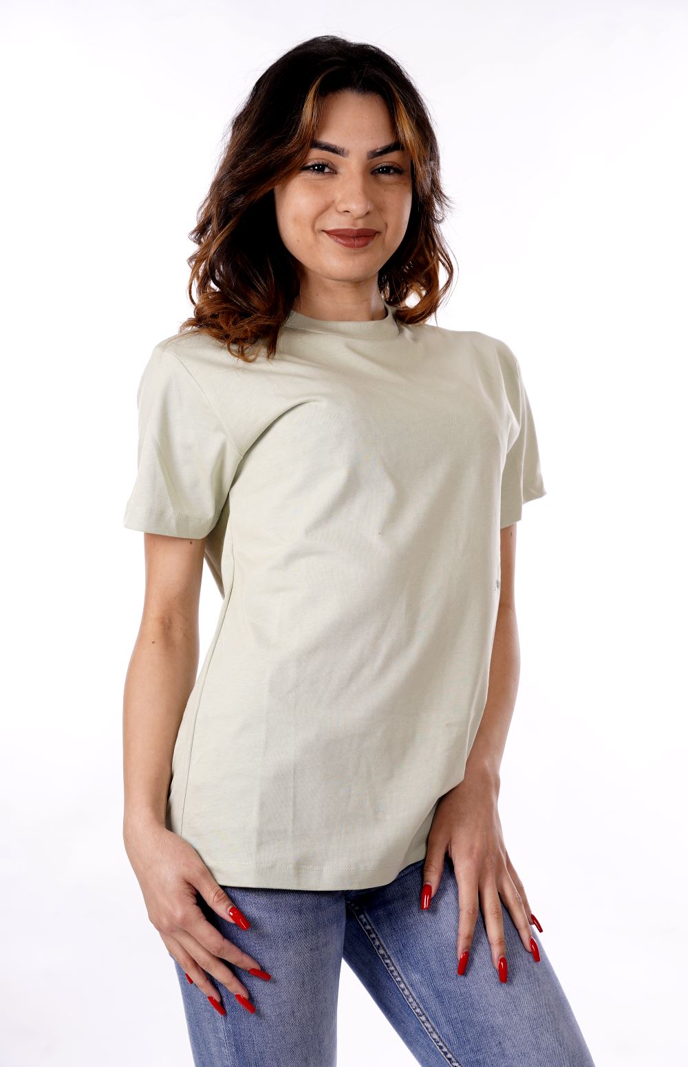 Hinnominate T-shirt Verde Da Donna