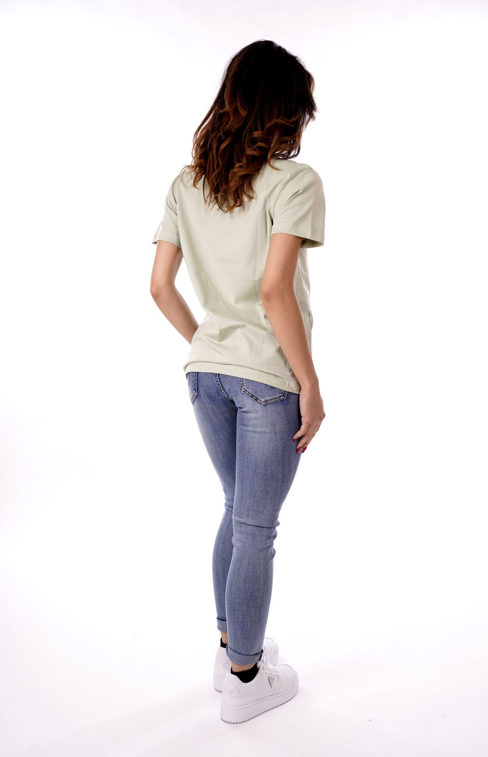 Hinnominate T-shirt Verde Da Donna