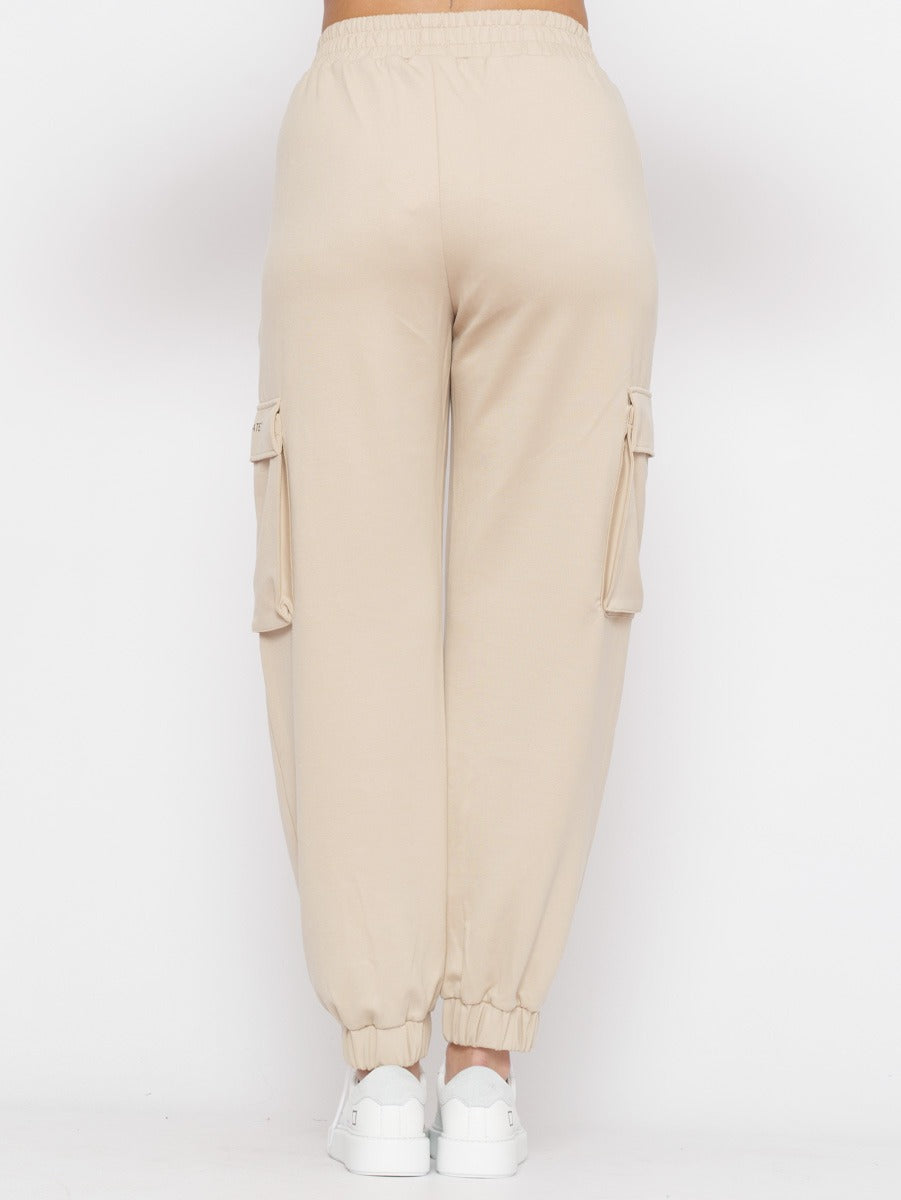 Pantalone Tuta HINNOMINATE da Donna - beige BW00170BEIGE