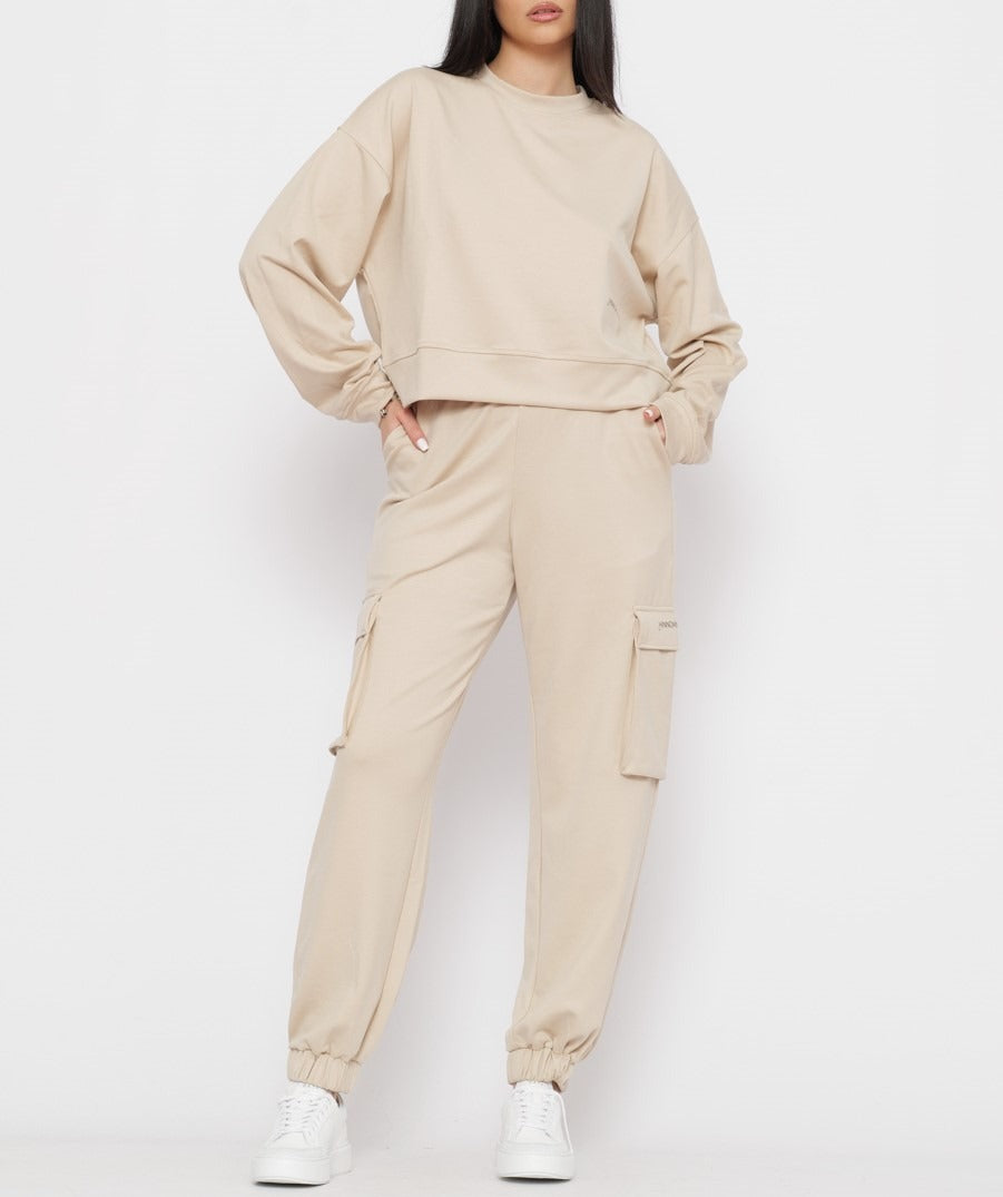 Pantalone Tuta HINNOMINATE da Donna - beige BW00170BEIGE