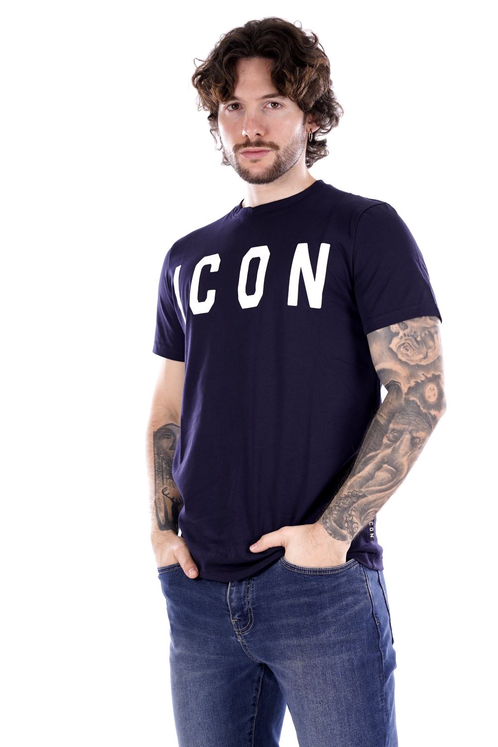 Icon T-shirt Blu Da Uomo