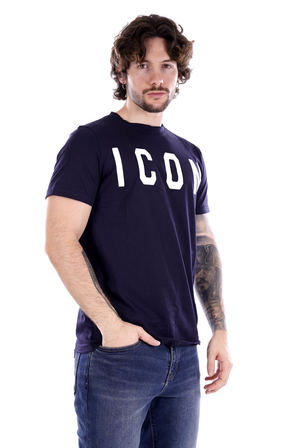 Icon T-shirt Blu Da Uomo