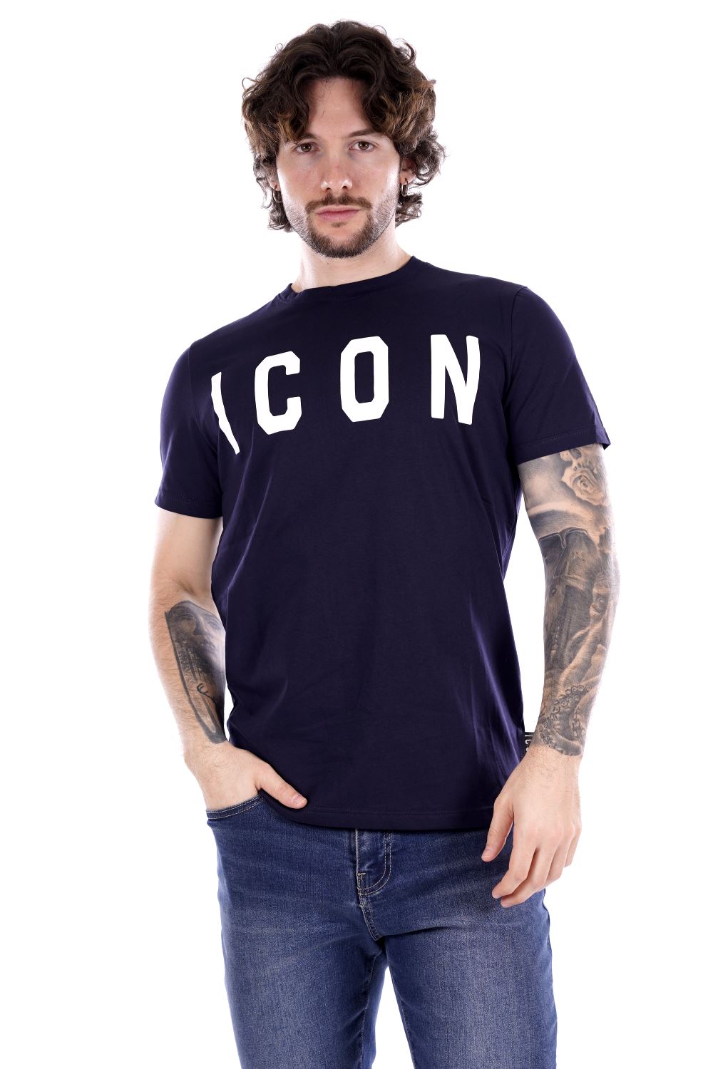Icon T-shirt Blu Da Uomo