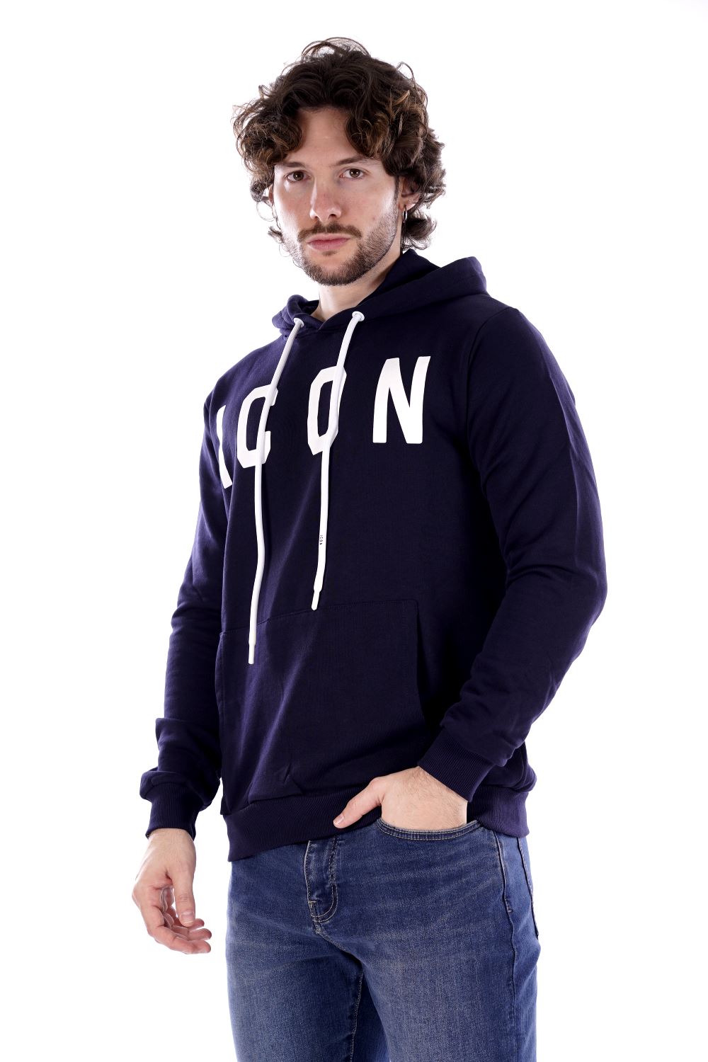 Felpa Blu Da Uomo