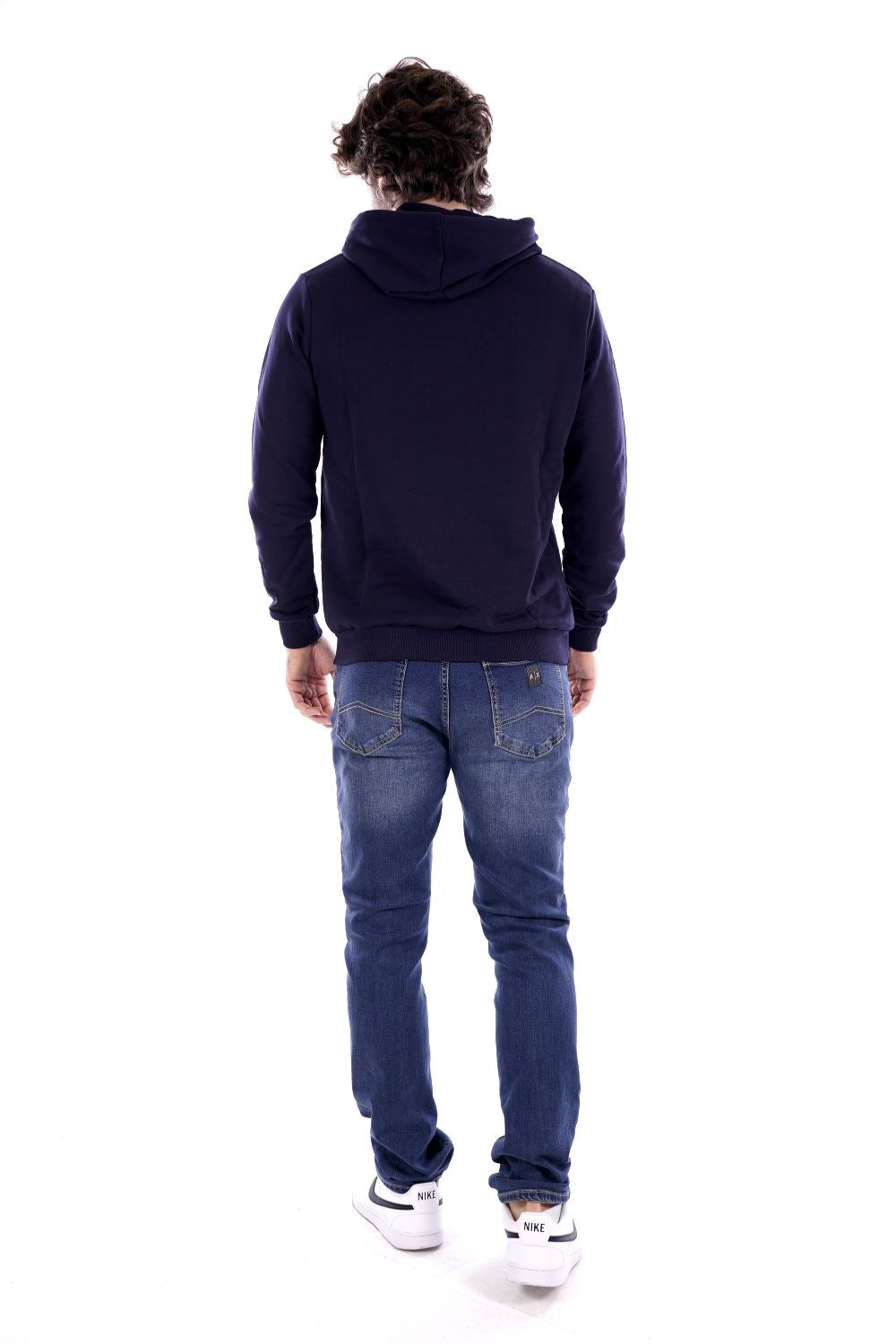 Felpa Blu Da Uomo