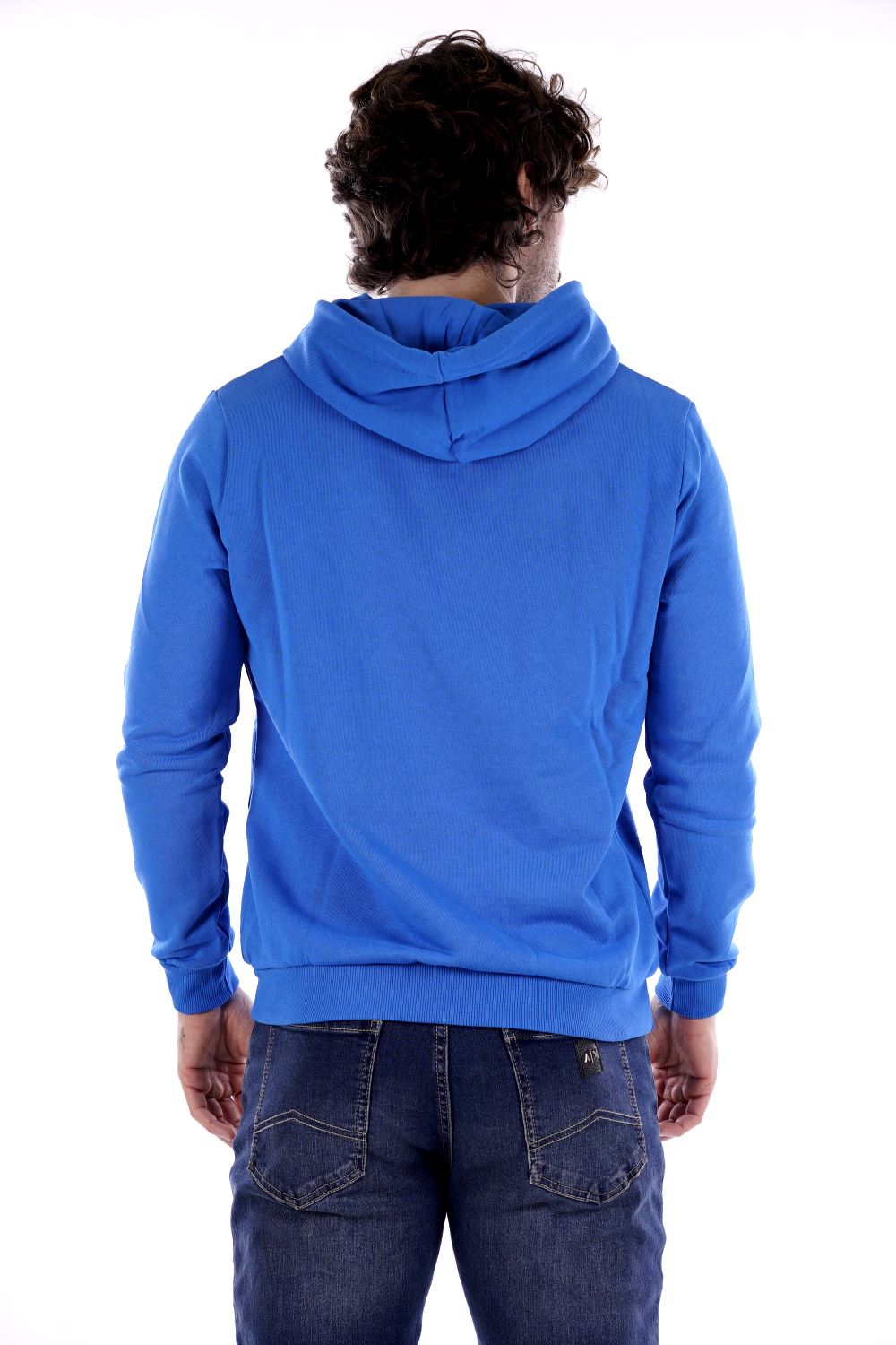 Felpa Blu Da Uomo