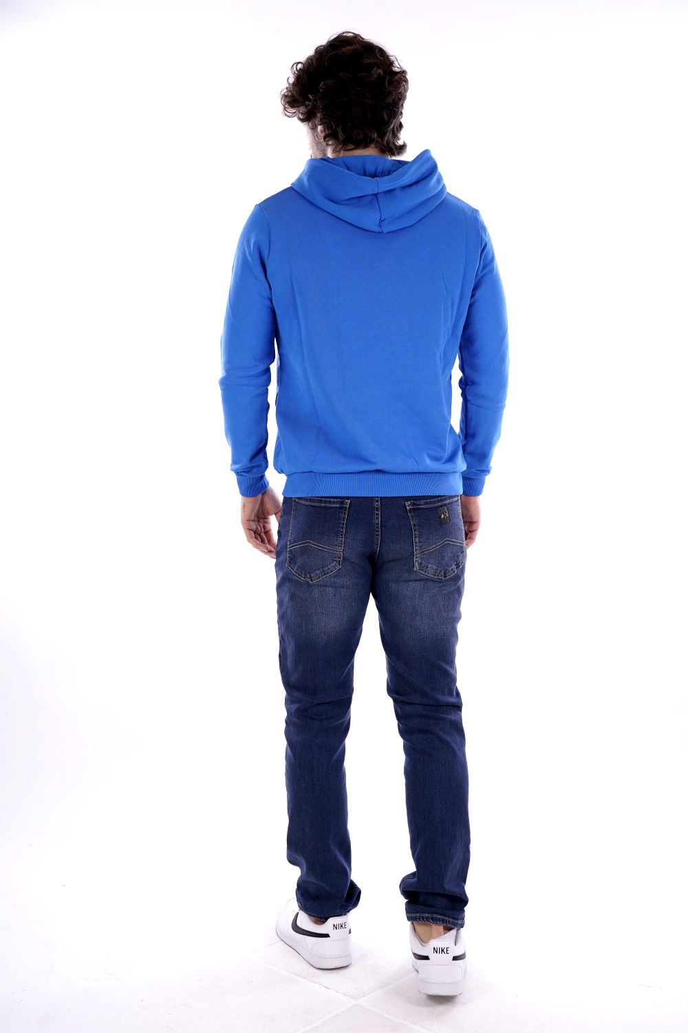 Felpa Blu Da Uomo